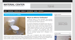Desktop Screenshot of materialcenter.hu